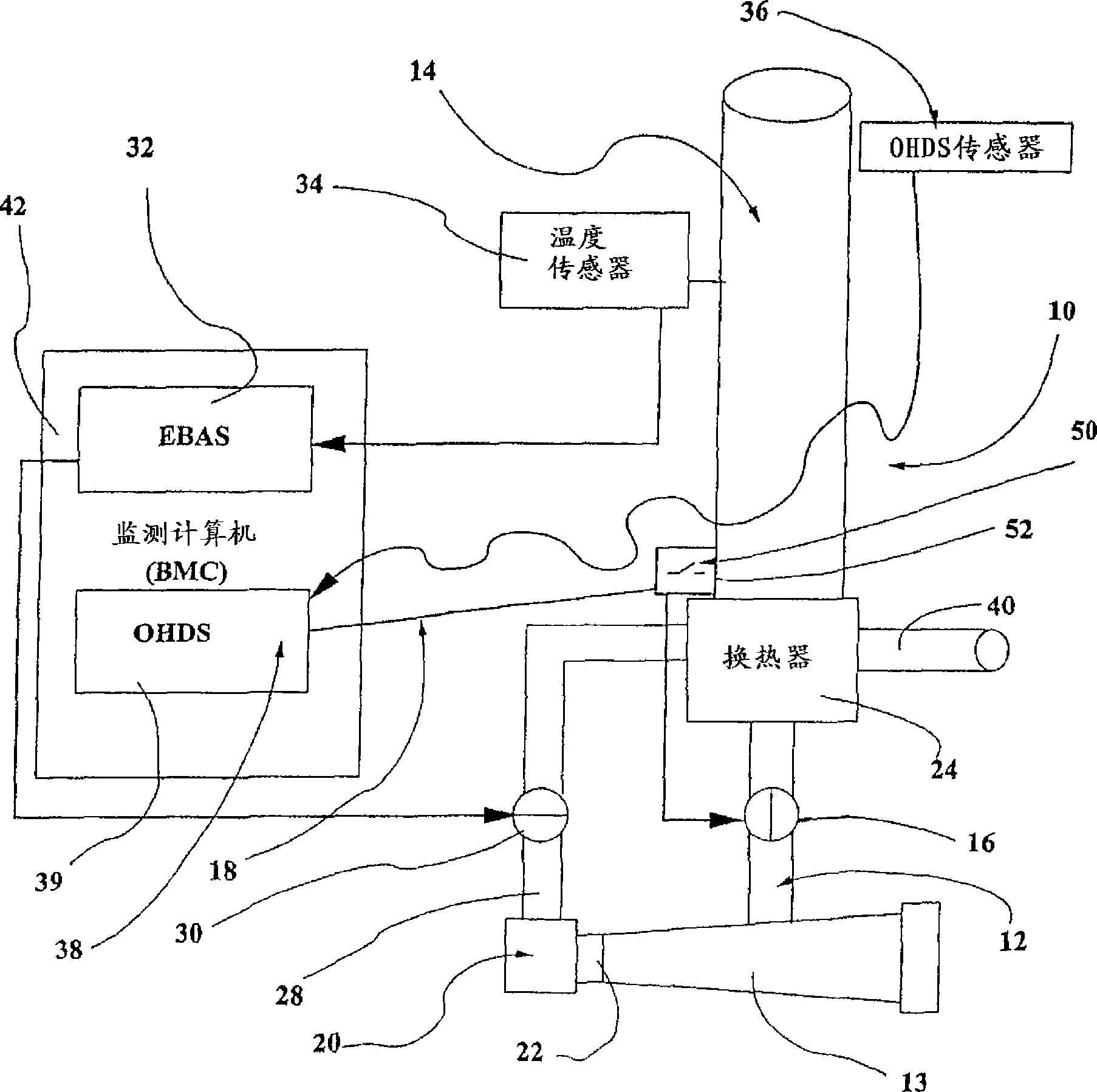 Wiring arrangement for protecting a bleed air supply system of an aircraft against overheating and bleed air supply system incorporating such a wiring arrangement