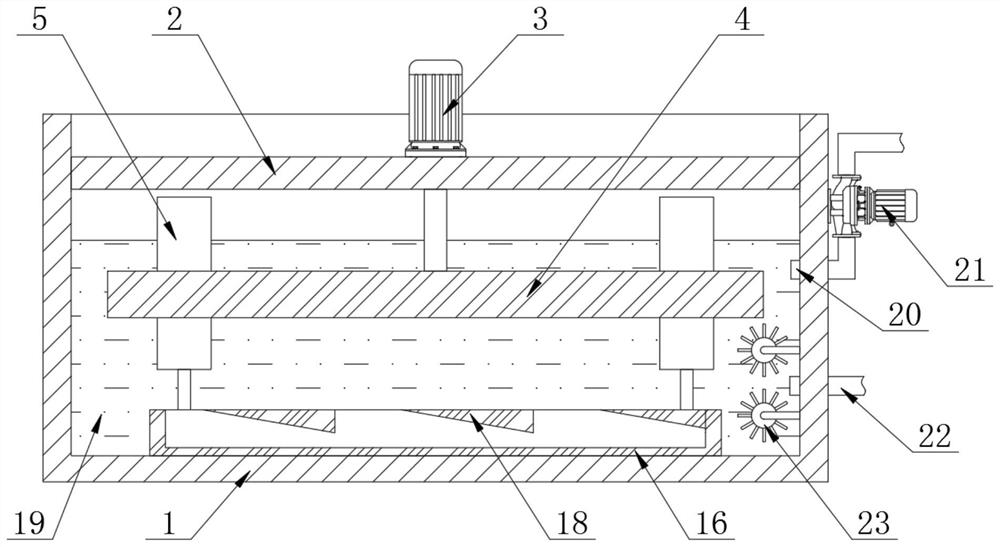 A casting device for cylinder liner molding