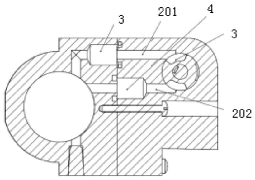 A fan blade type flow regulating damping cylinder for intelligent knee joint