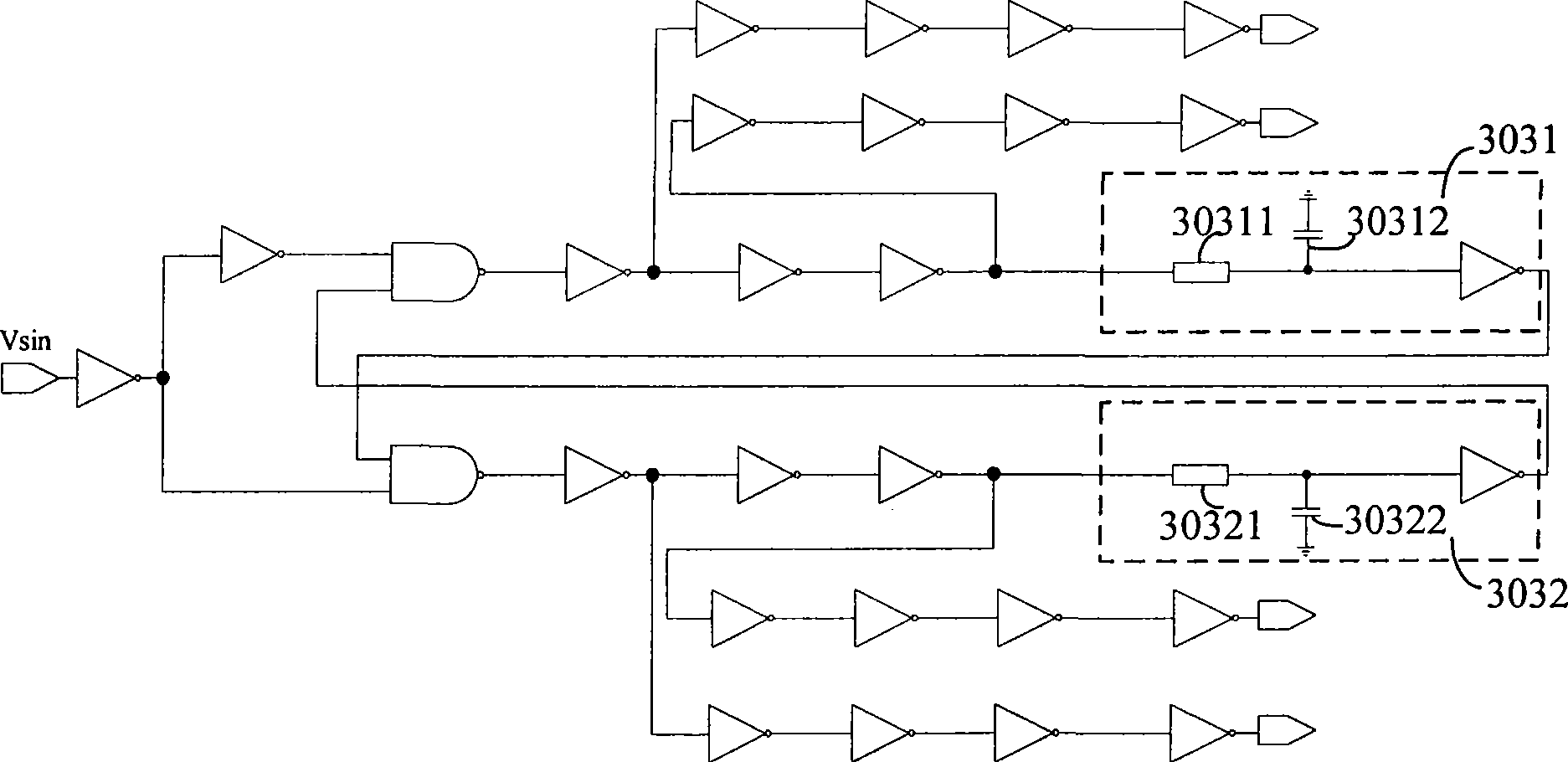 Time clock generating circuit and design method