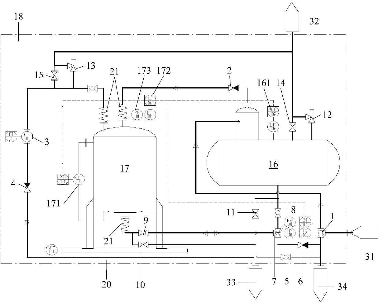 Metering integration device for oil well