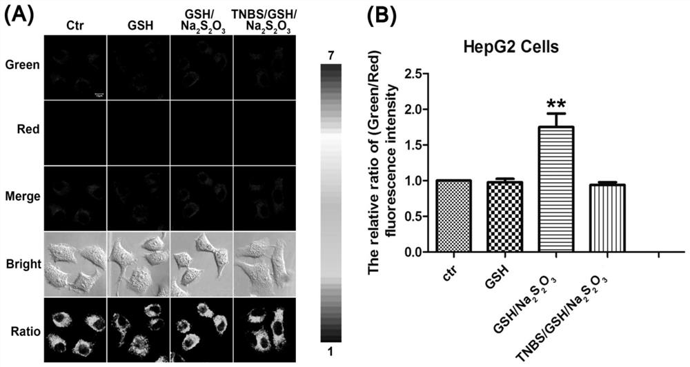 A ratiometric fluorescent probe for detecting bisulfite and its application