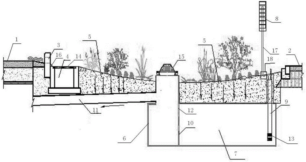 Sponge urban road system and rainwater collection and utilization method