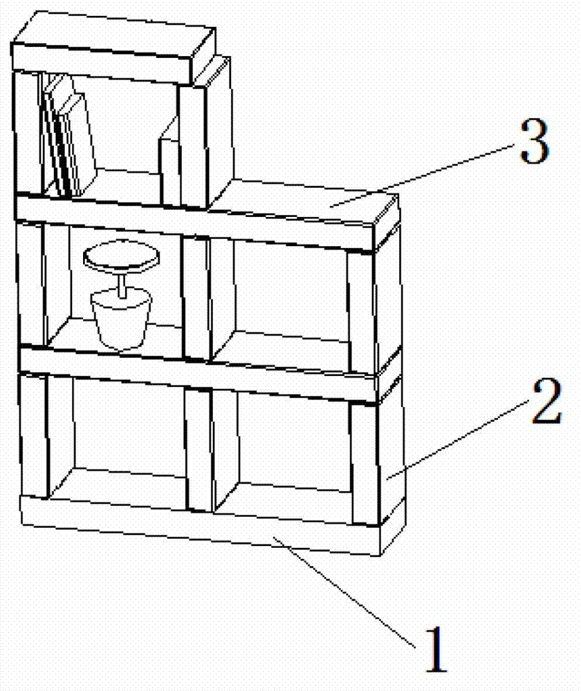 High-intensity ultra-light portable environment-friendly commodity shelf