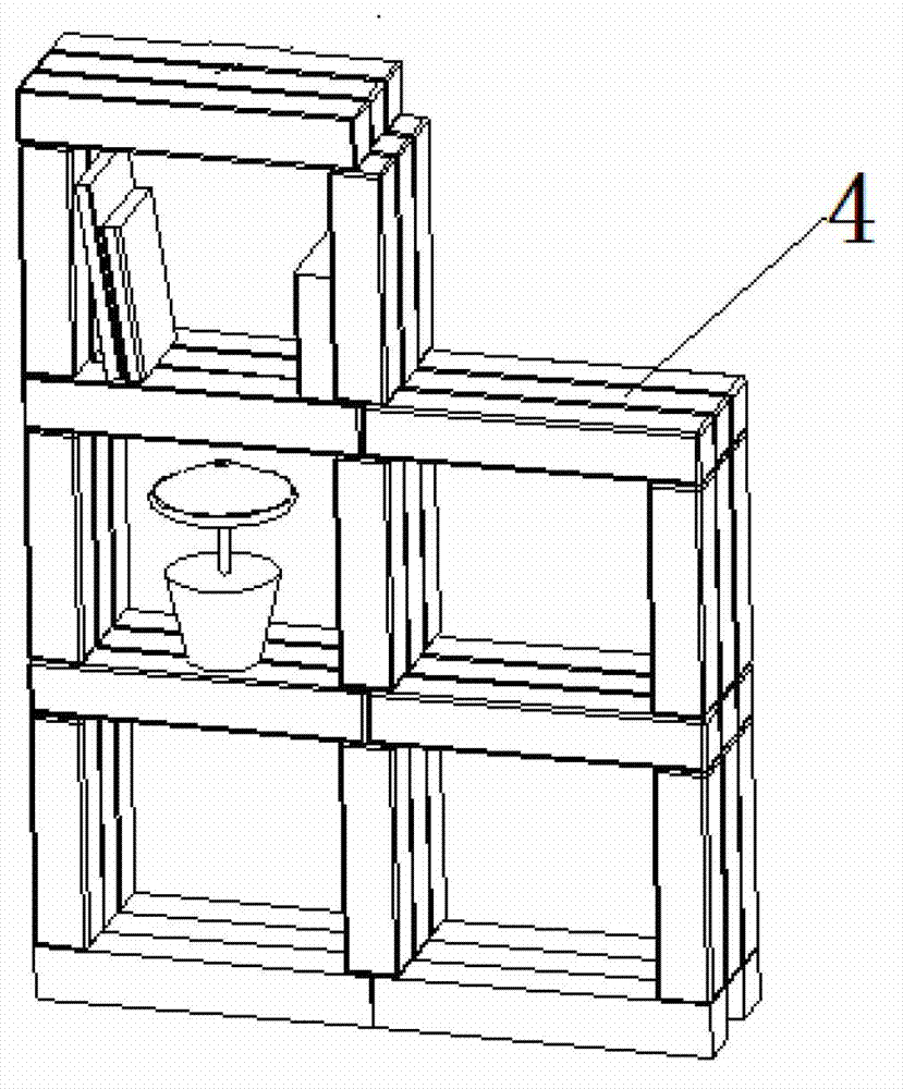 High-intensity ultra-light portable environment-friendly commodity shelf