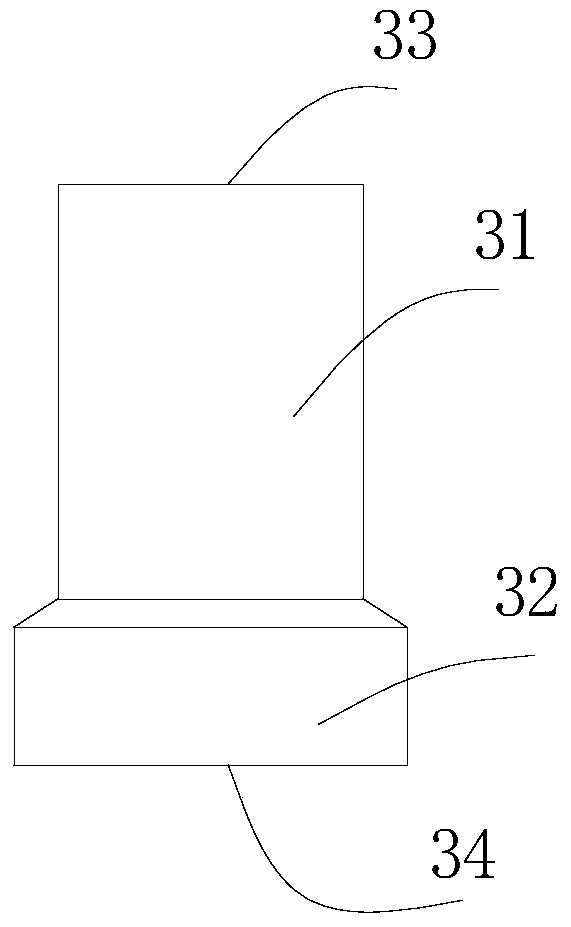 A buckle-type fur button electrical connector