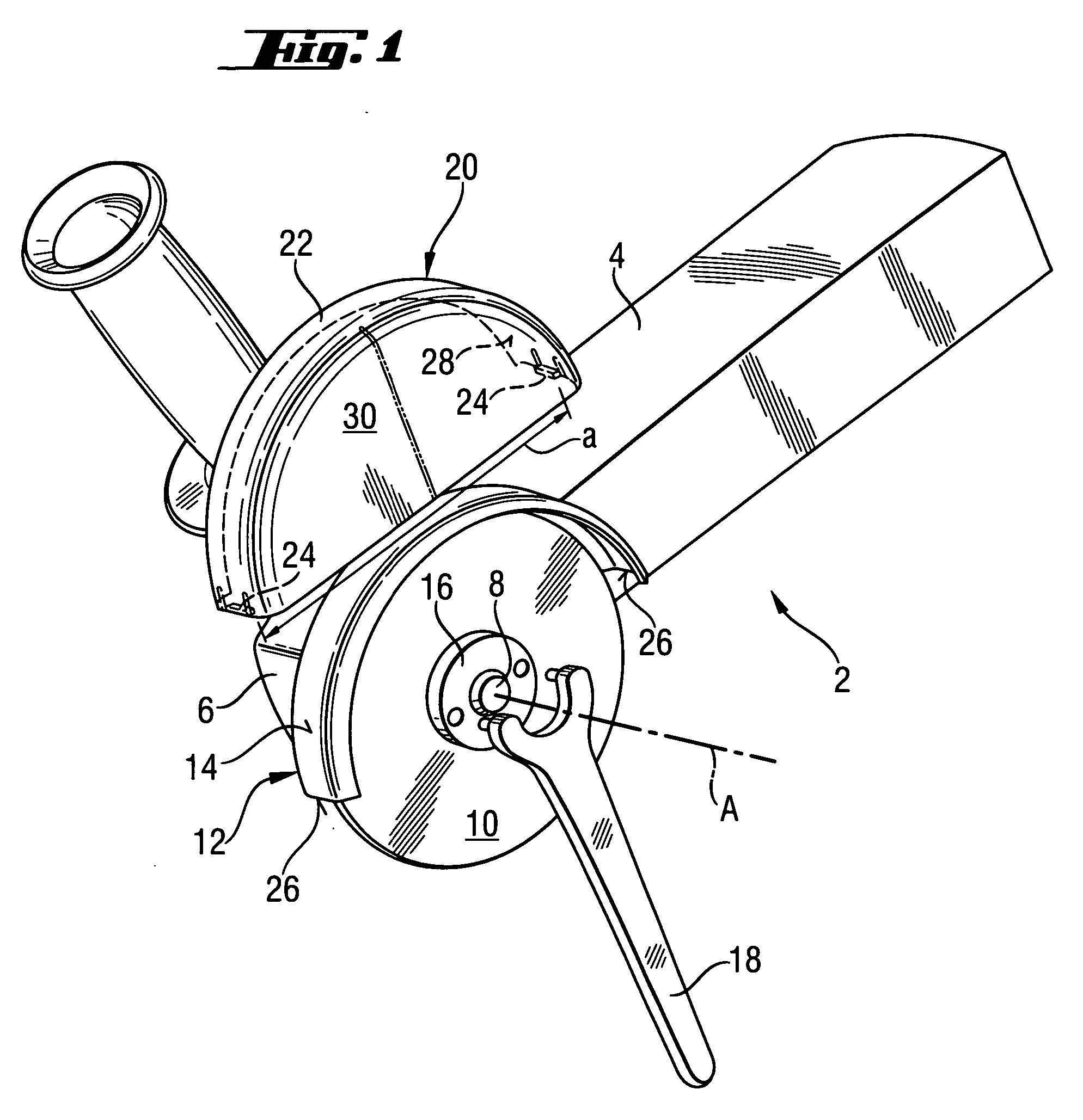 Cover device for a power tool