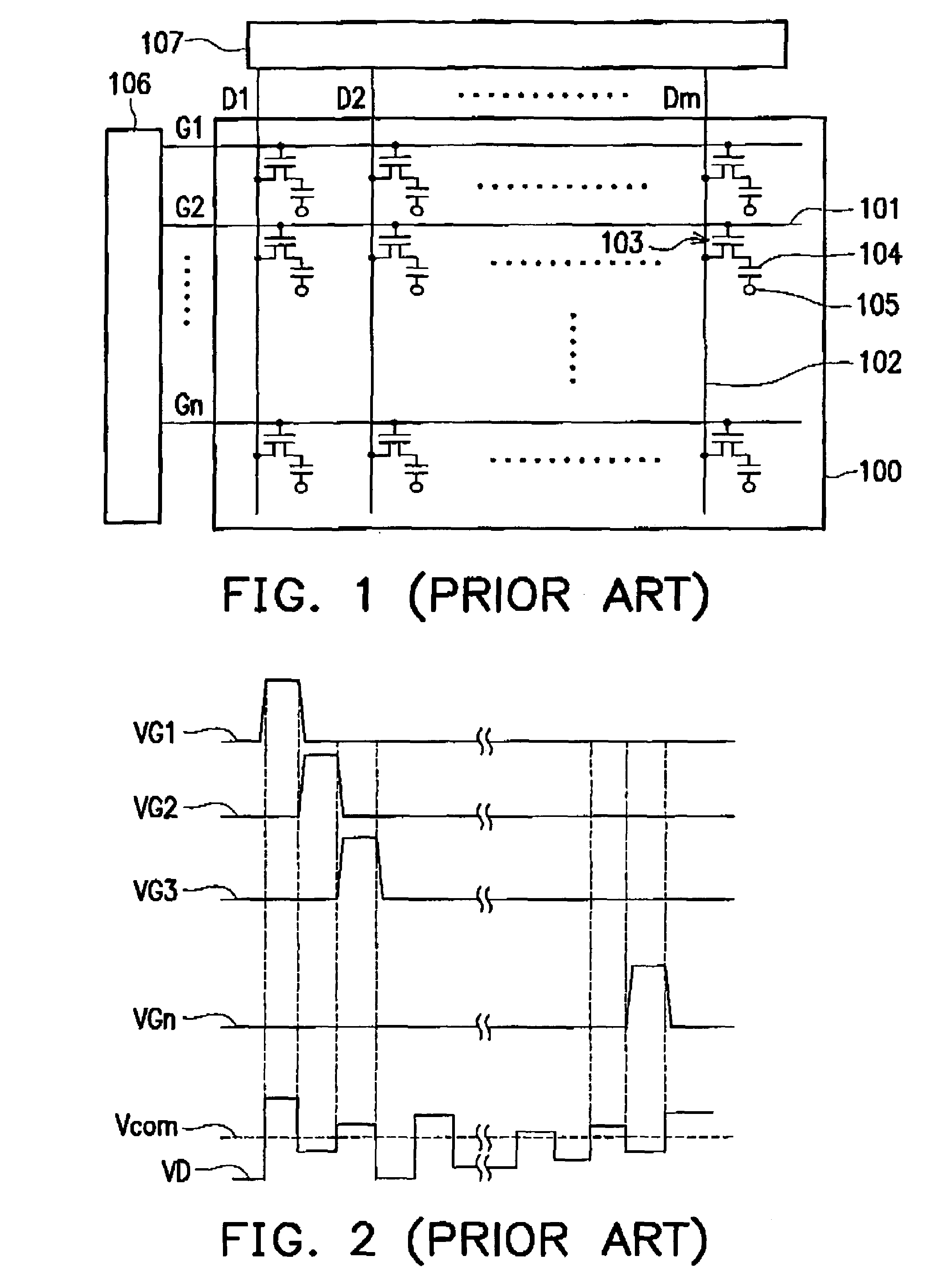 Driving method for a liquid crystal display