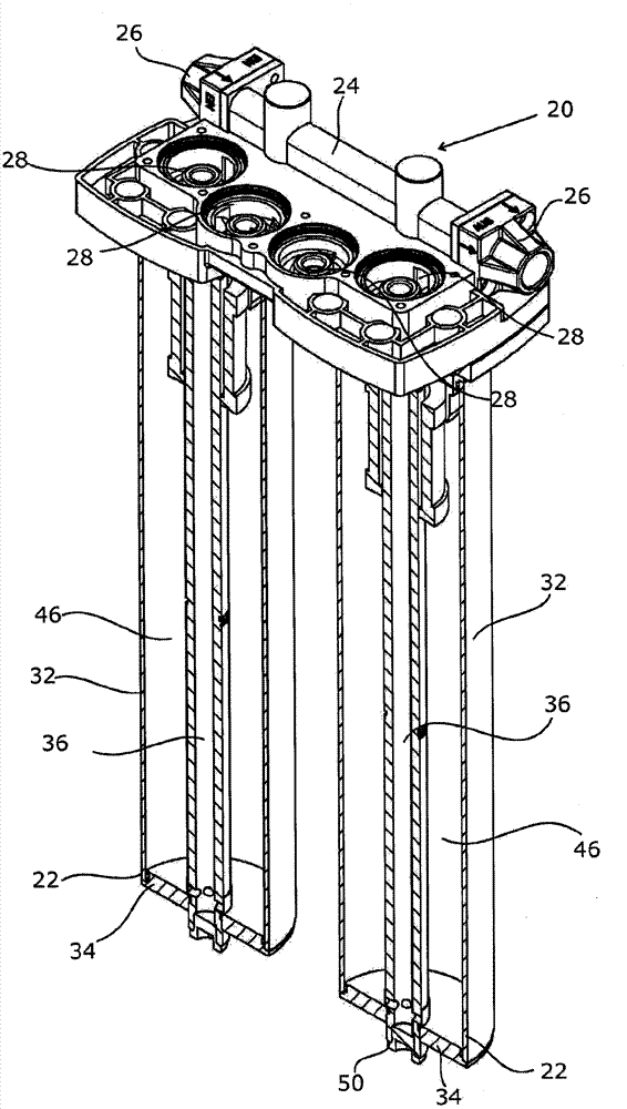 Compact adsorption dryer