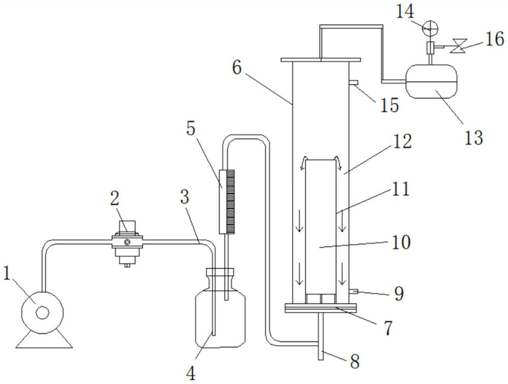 Process for treating surfactant wastewater by using foam separation tower