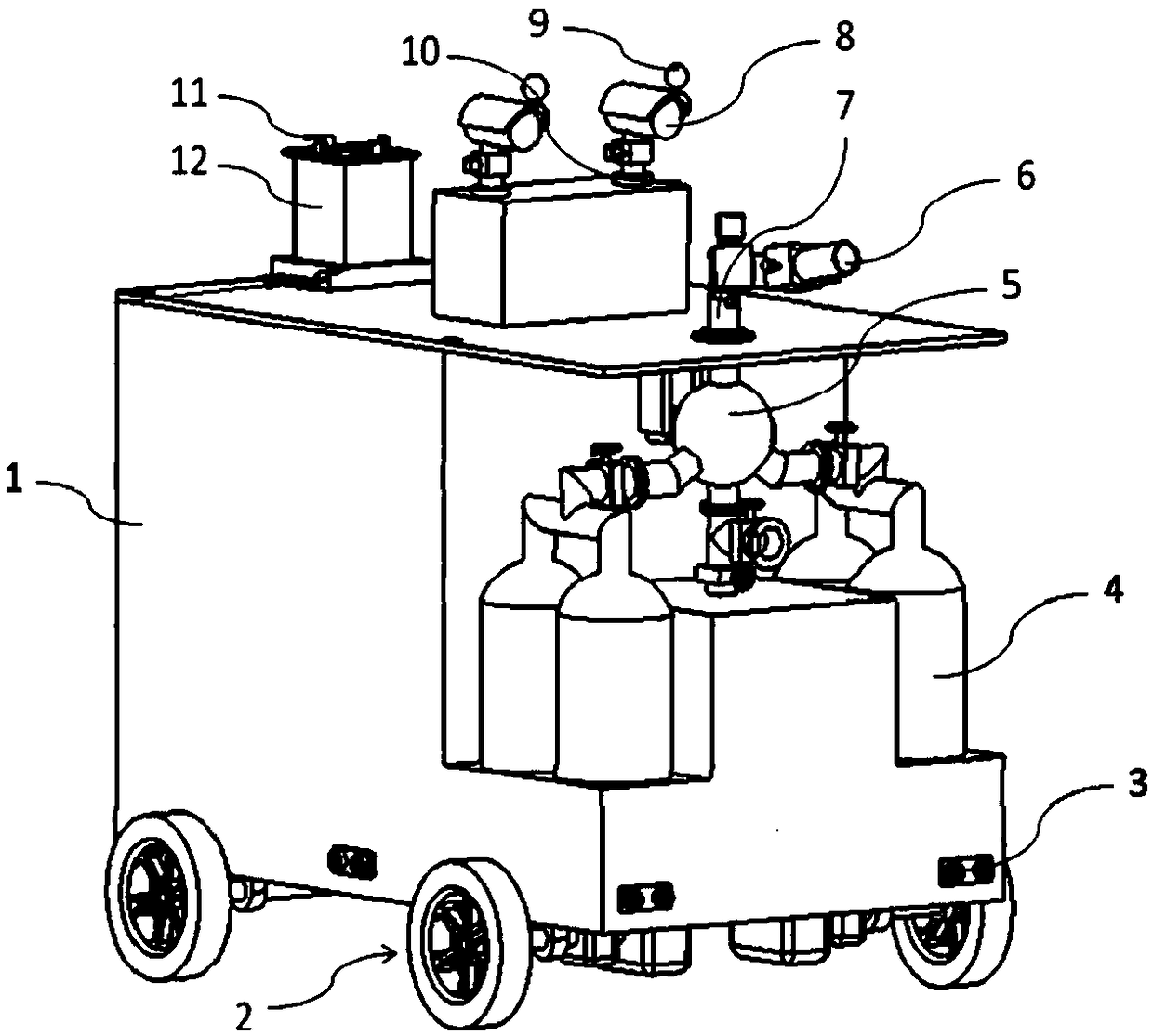 Intelligent fire-fighting robot and control method thereof
