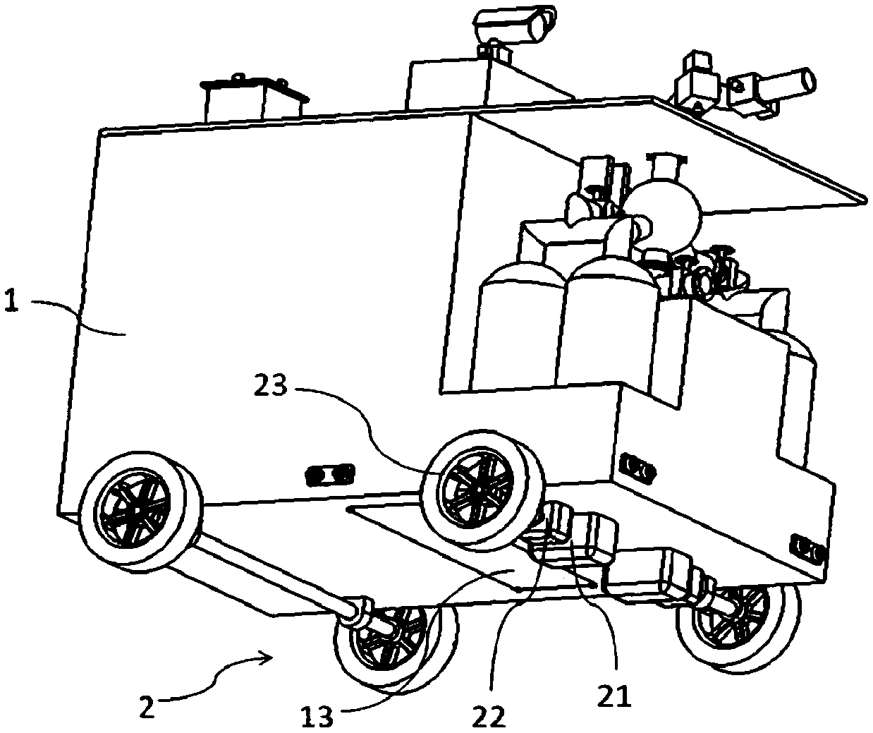 Intelligent fire-fighting robot and control method thereof