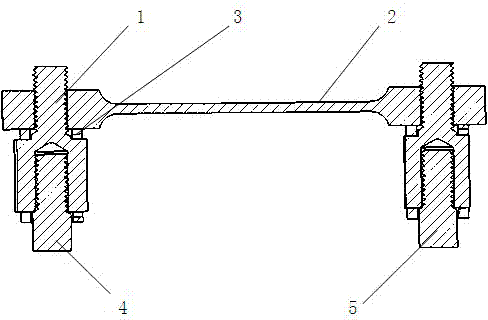 Connection method for power battery with male thread type terminal post