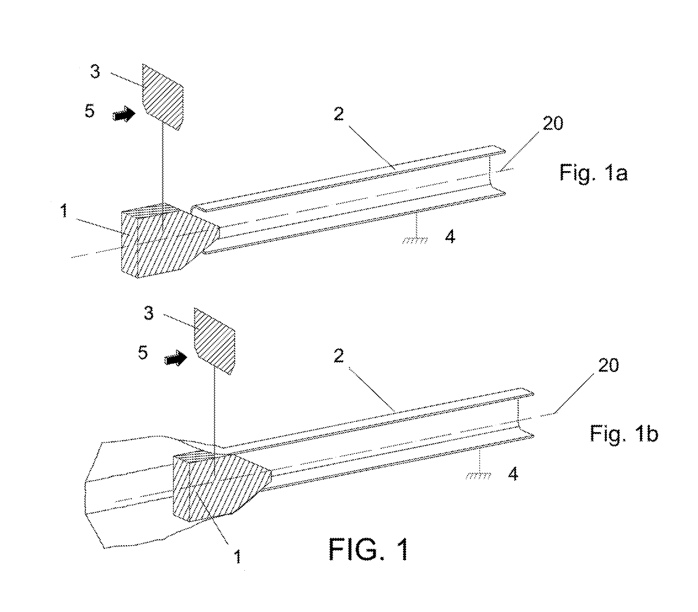 Mechanism for Absorbing Kinetic Energy from Frontal Impacts of Vehicles Against Vehicle Restraining Systems, for Using on the Edges and Central Reservations of Roadways, Such as Shock Absorbers and Barrier Ends