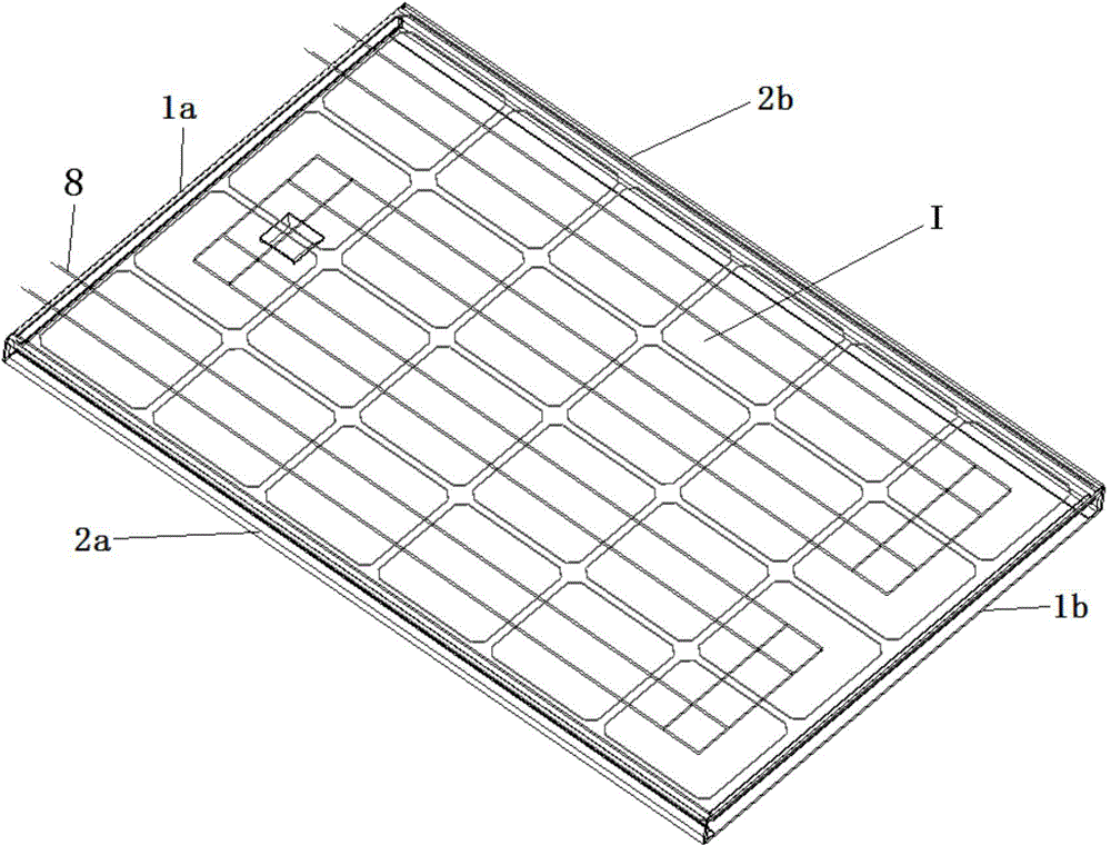 High-cold region solar cell panel with snow melting antifreeze function