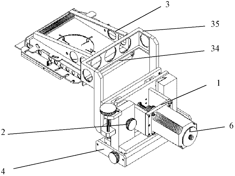 Probe card lifting mechanism