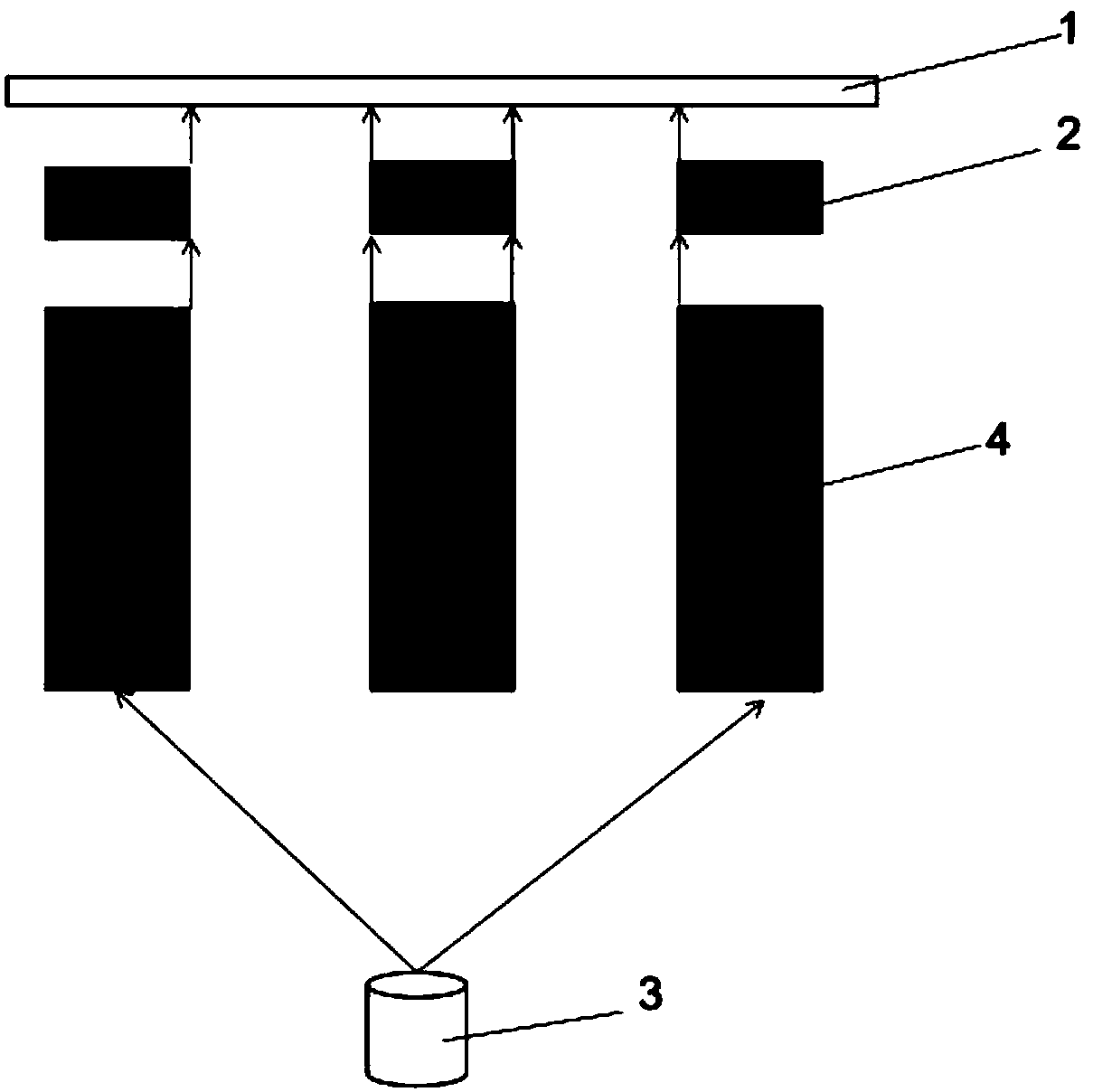 Improved OLED evaporation device and method for improving evaporation shadow effect