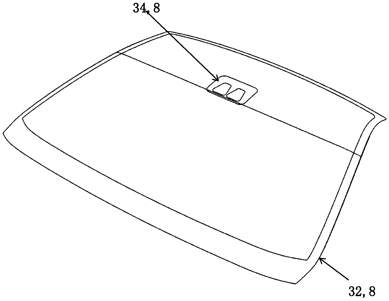 Glass laminate with printed obscuration having superior strength and optical quality