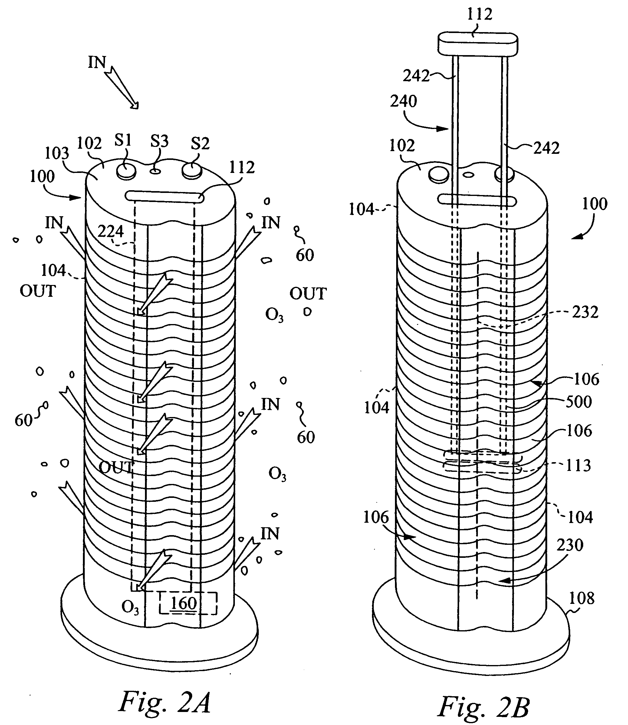Air conditioner device with removable driver electrodes
