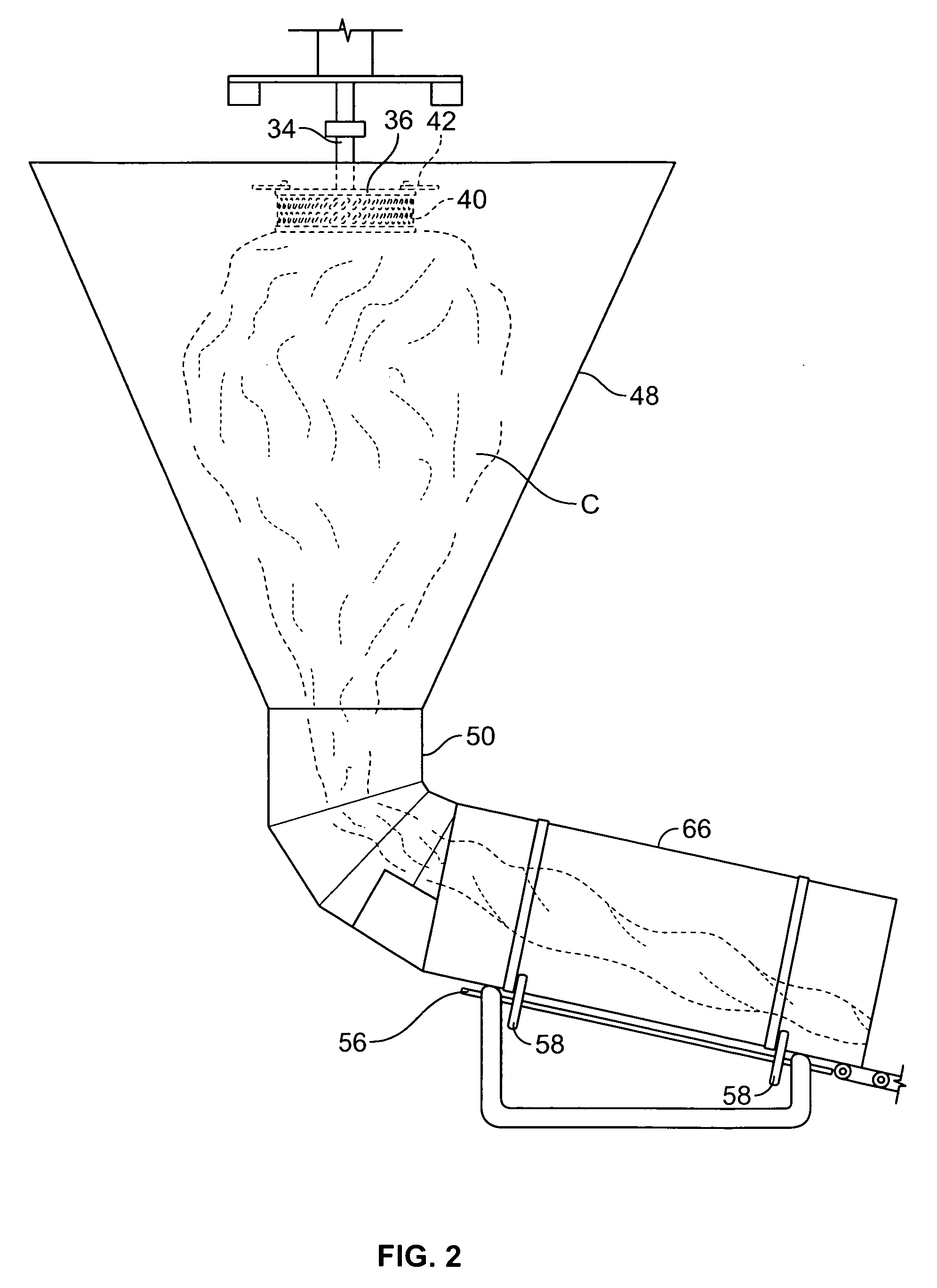 Cotton candy handling device