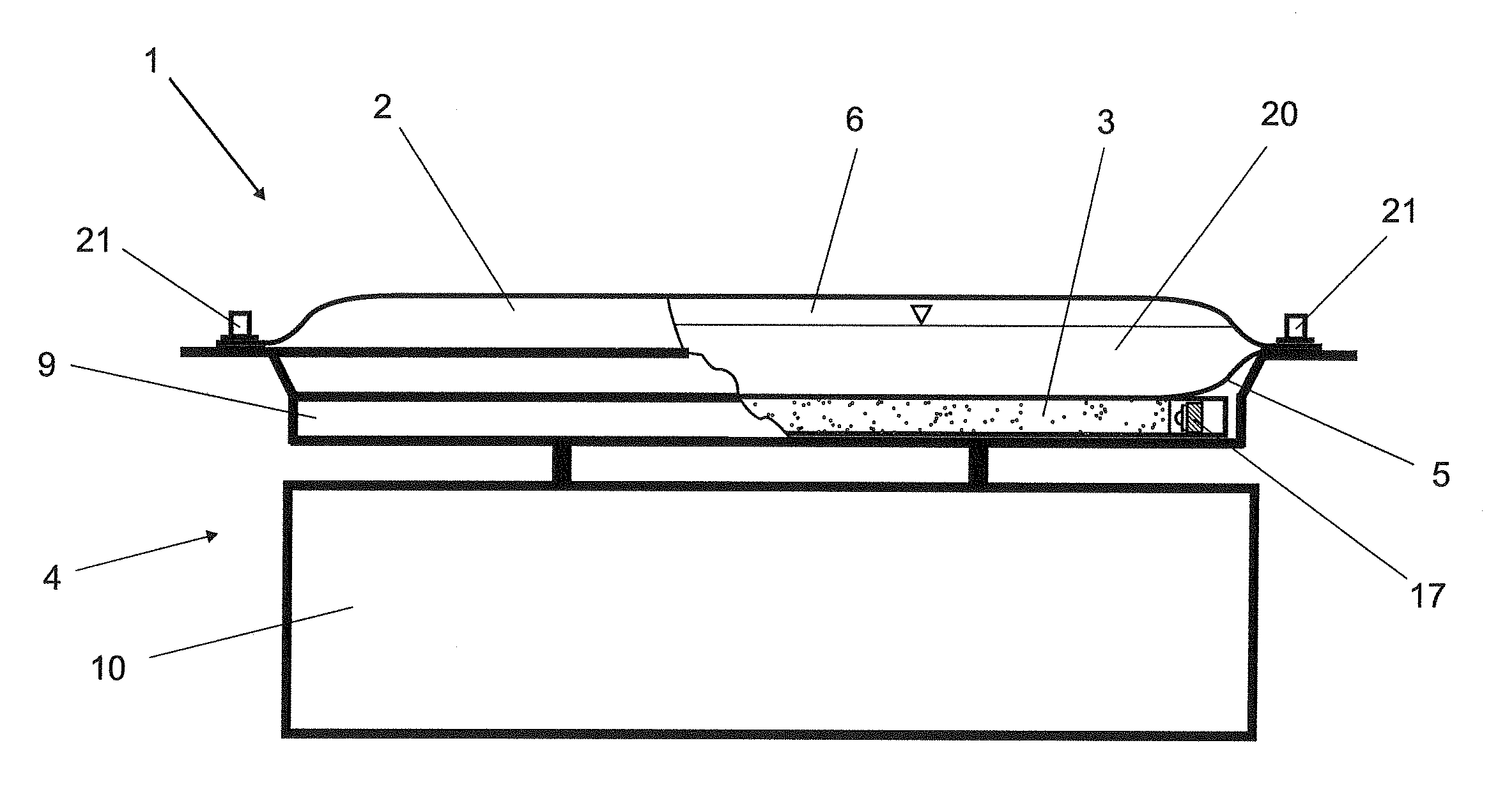 Bioreactor arrangement, shaking device and method for irradiating a medium in a bioreactor