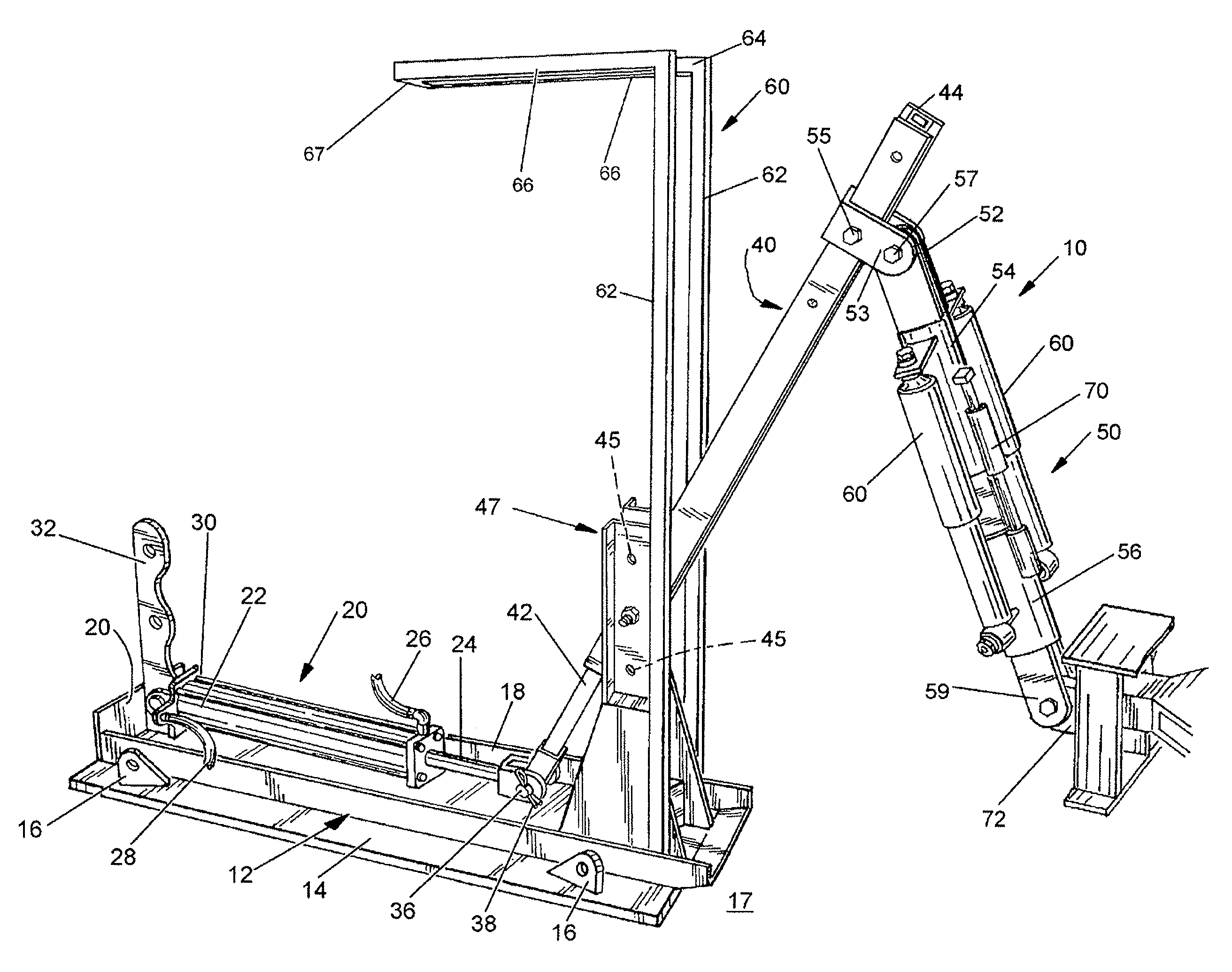 Tong positioning and alignment device