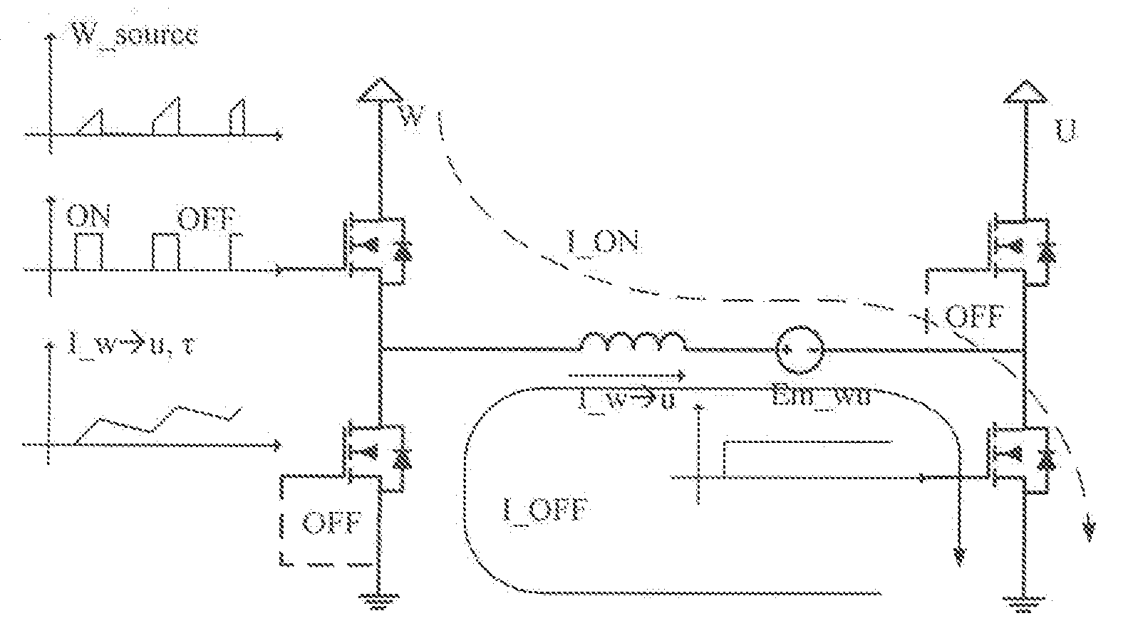Electronic braking and energy recycling system associated with DC brushless motor