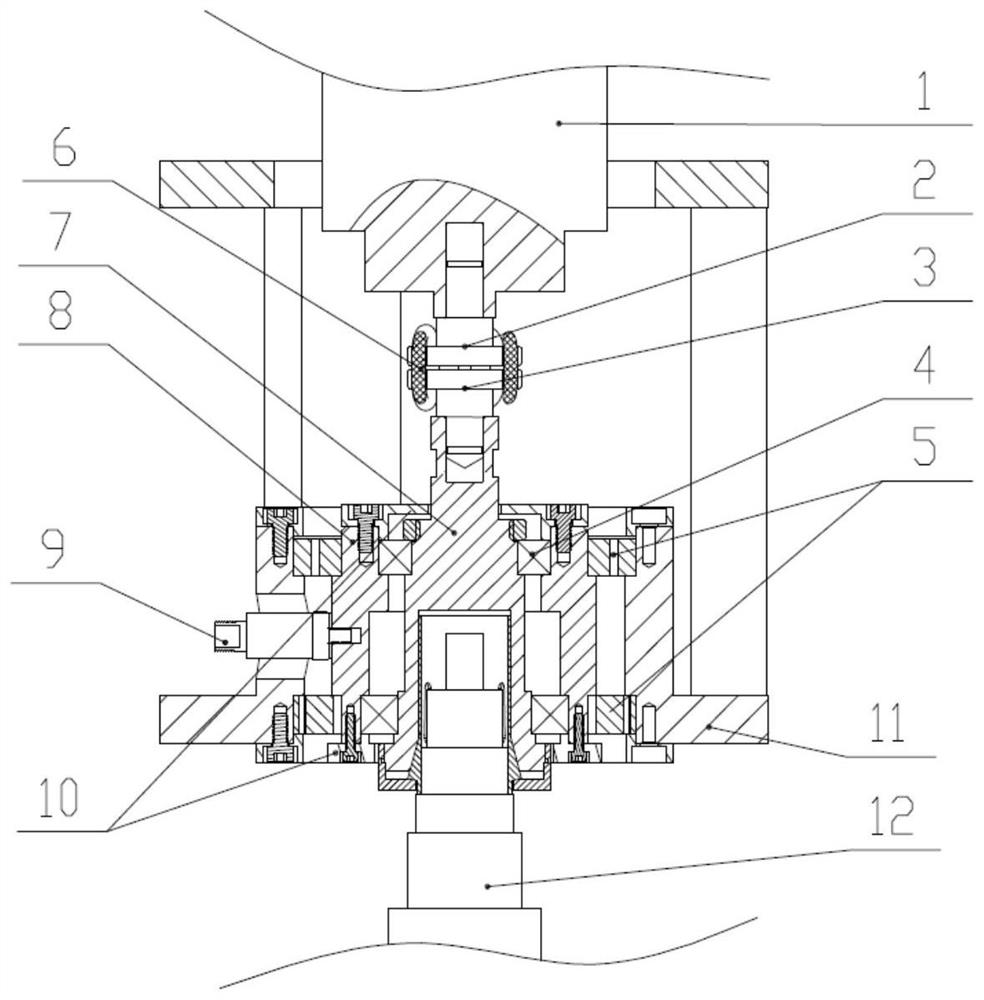 Hoisting type universal rotor critical rotating speed testing device