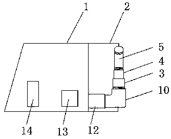 Automobile exhaust computer detection device