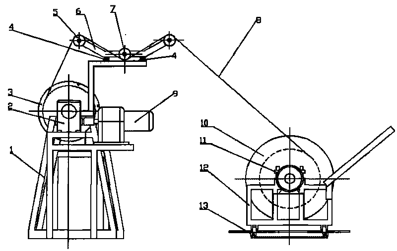 Device for winding superconducting coil