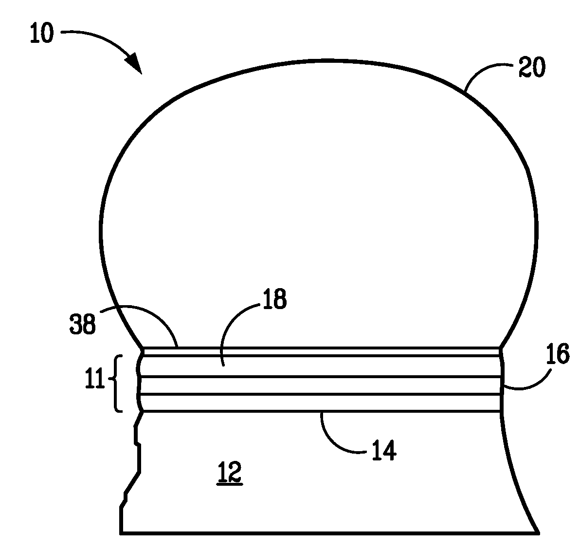 Interconnections for flip-chip using lead-free solders and having reaction barrier layers