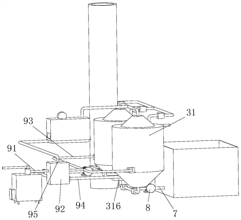 Device for treating organic waste gas through cryogenic recovery