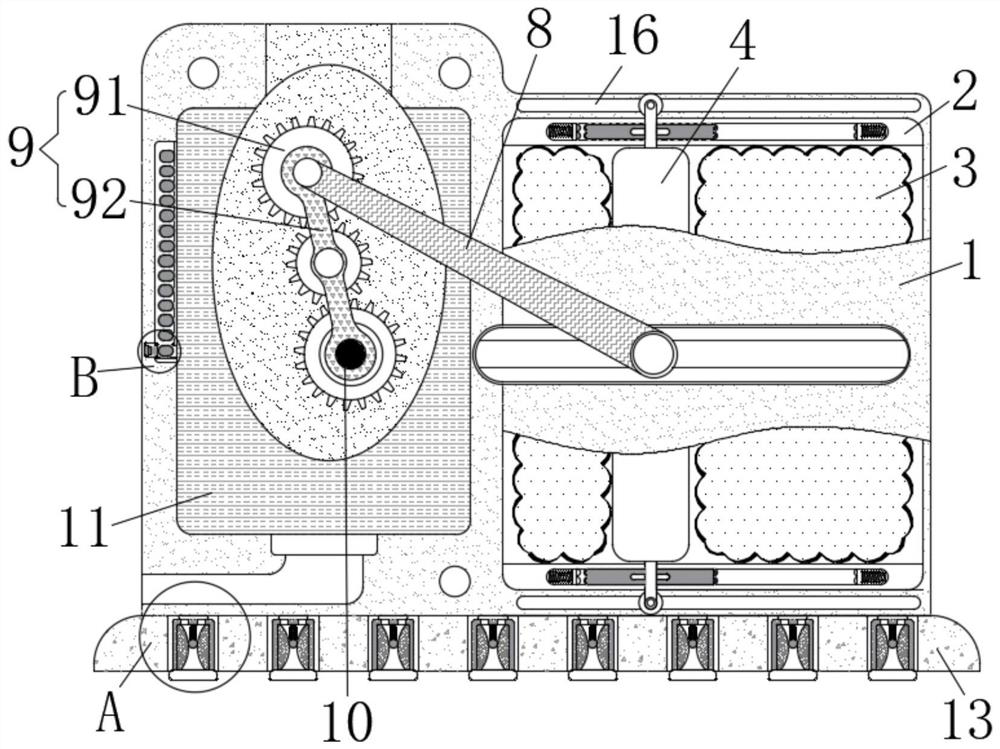 Intelligent manufacturing type garbage treatment auxiliary device capable of improving working environment quality