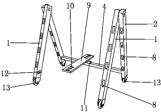 Storage battery test rack