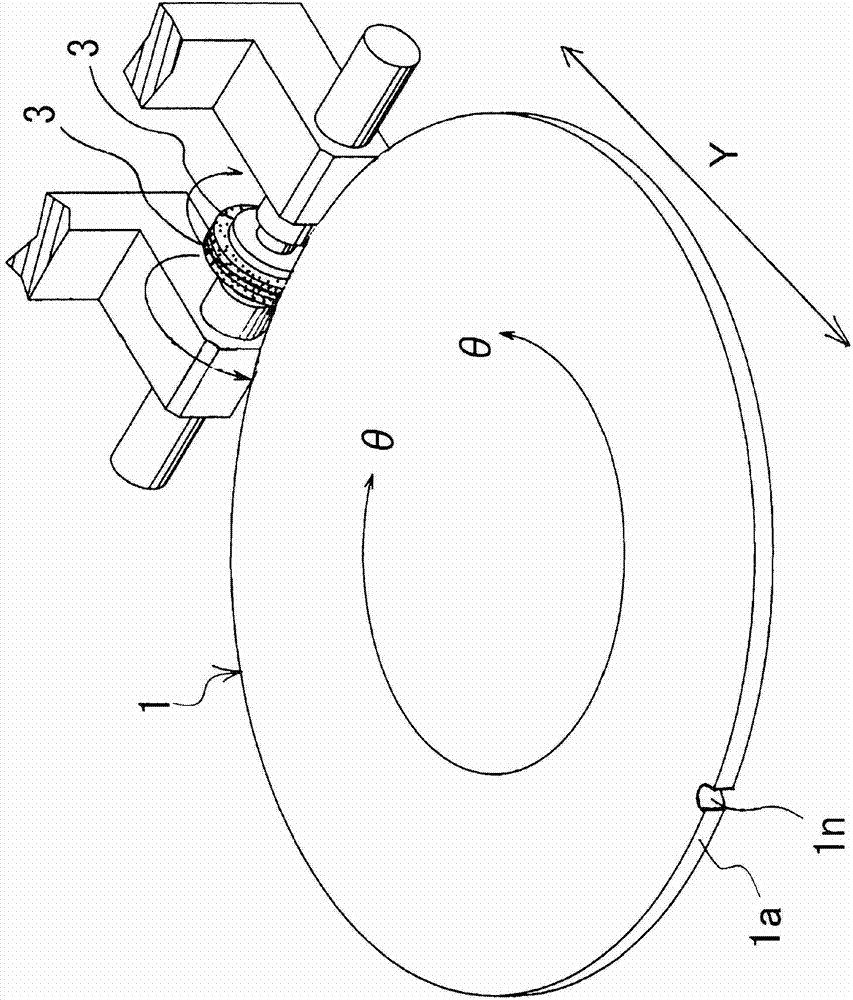 Method for chamfering wafer, apparatus for chamfering wafer, and jig for adjusting angle of grindstone