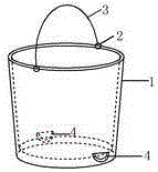 Bucket with lifting lugs