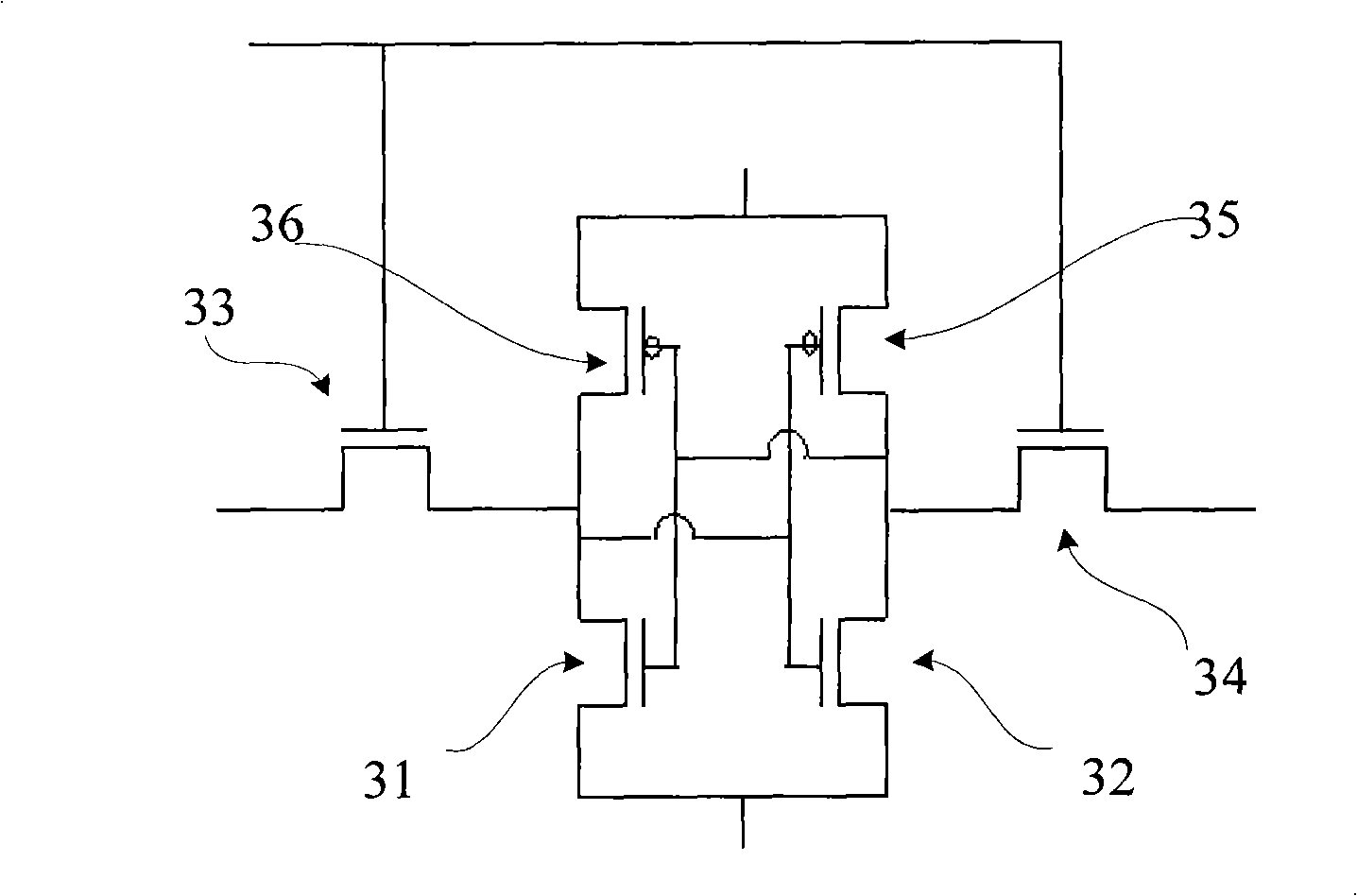 Method for measuring MOS transistor dismatching features, territory pattern and forming method thereof