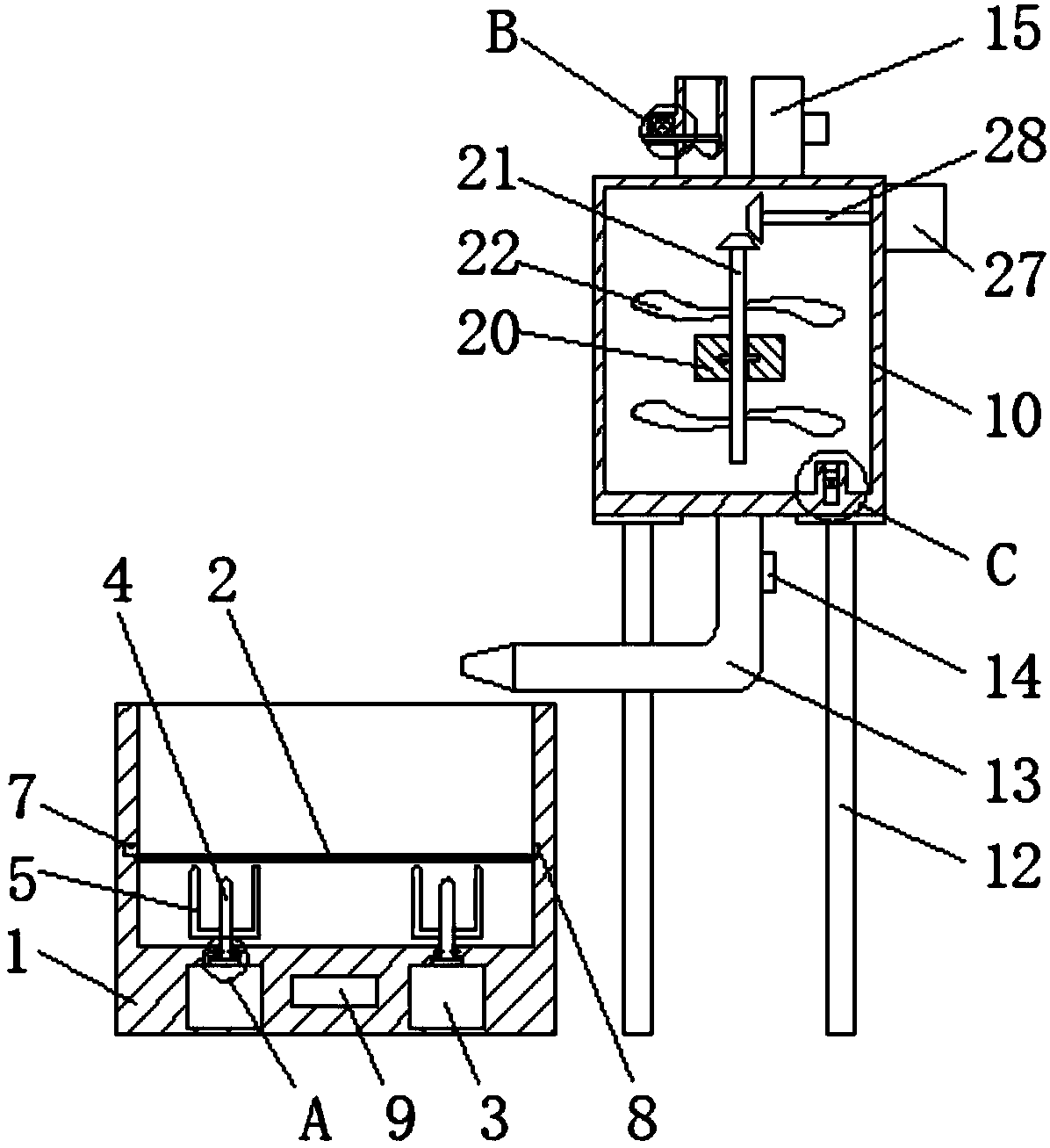 Cattle and sheep feeding device