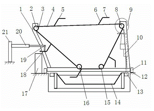 Automatic slag remover of aluminum ingots