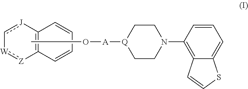 Piperazine-substituted benzothiophene derivatives as antipsychotic agents