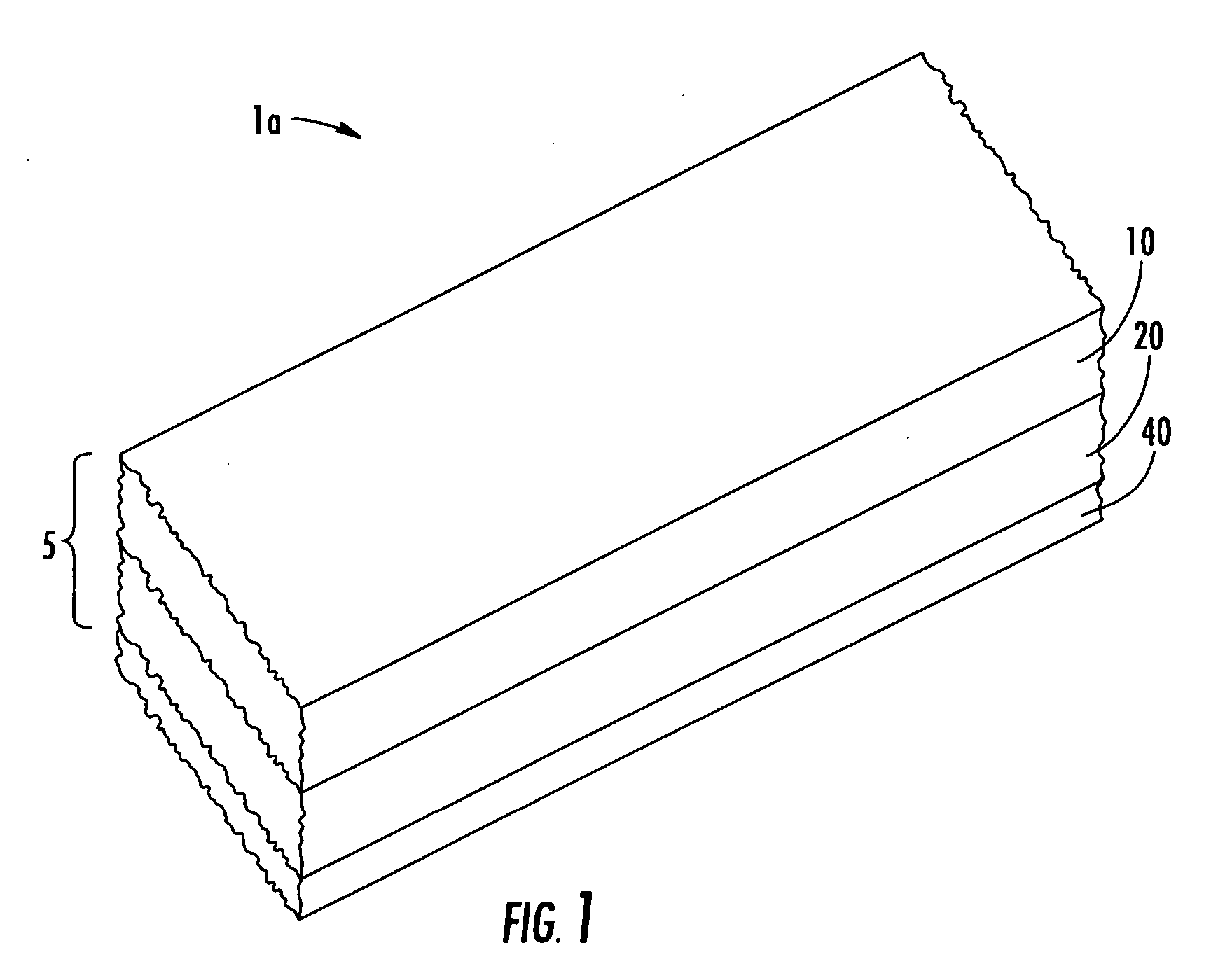Absorbent non-woven mat having perforations or scoring