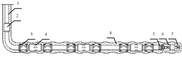 Controlled-valve placed well-cementing staged-fracturing well-completion string and hydraulically-controlled switch string