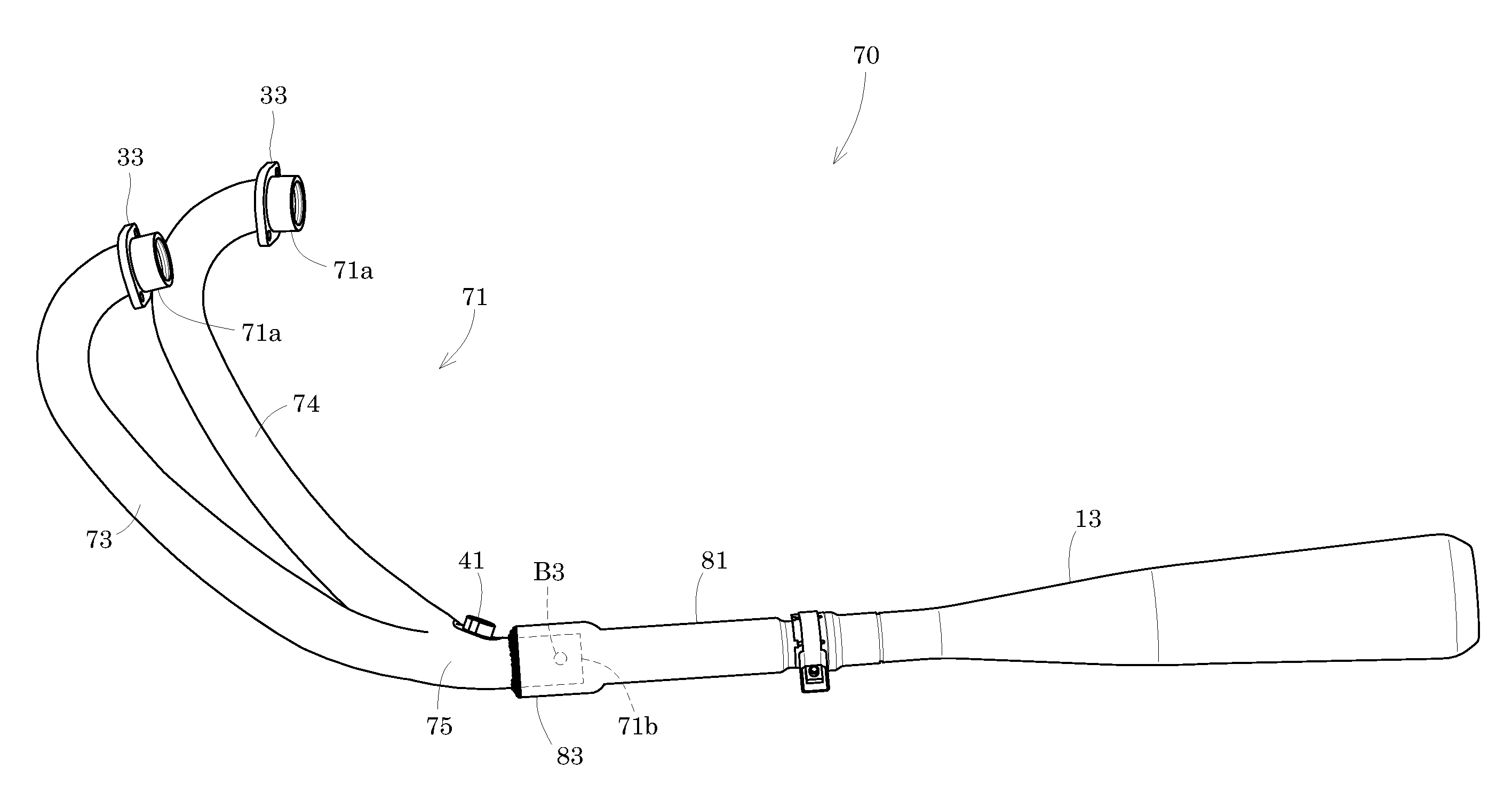 Exhaust system, a saddle riding type vehicle having the same, and a method of manufacturing and mounting an exhaust pipe