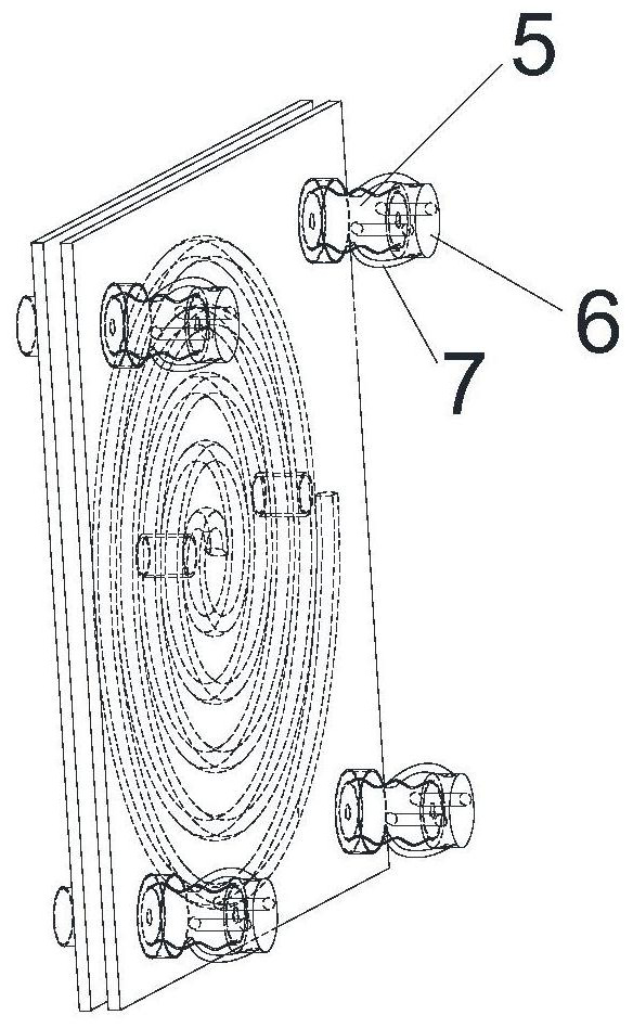 A freezing and anchoring combined freezing and cold plate and its method