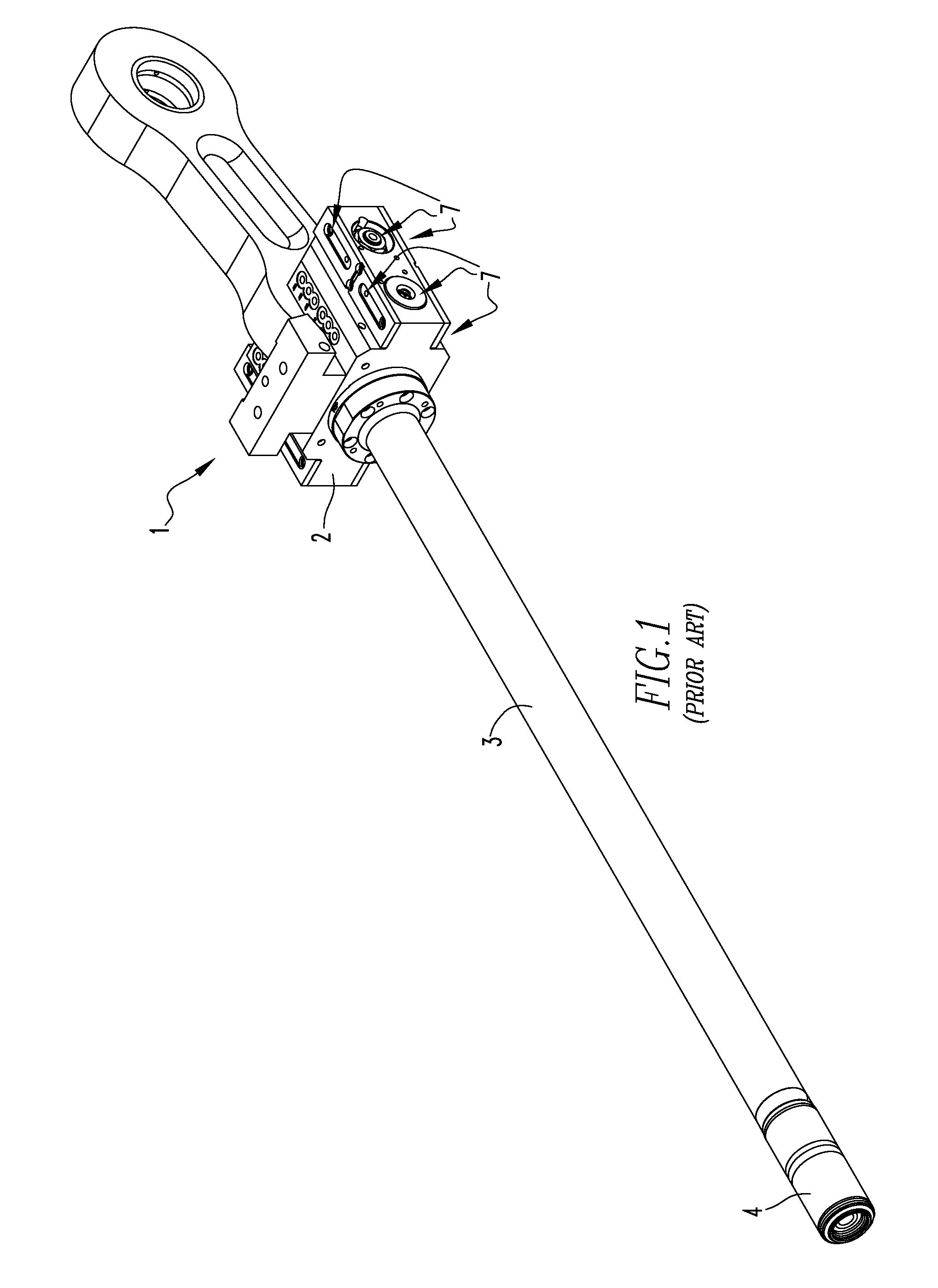 Outboard hydrostatic bearing assembly for can bodymaker