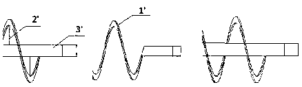 A waste rubber regeneration device and regeneration equipment with in-situ precise heating