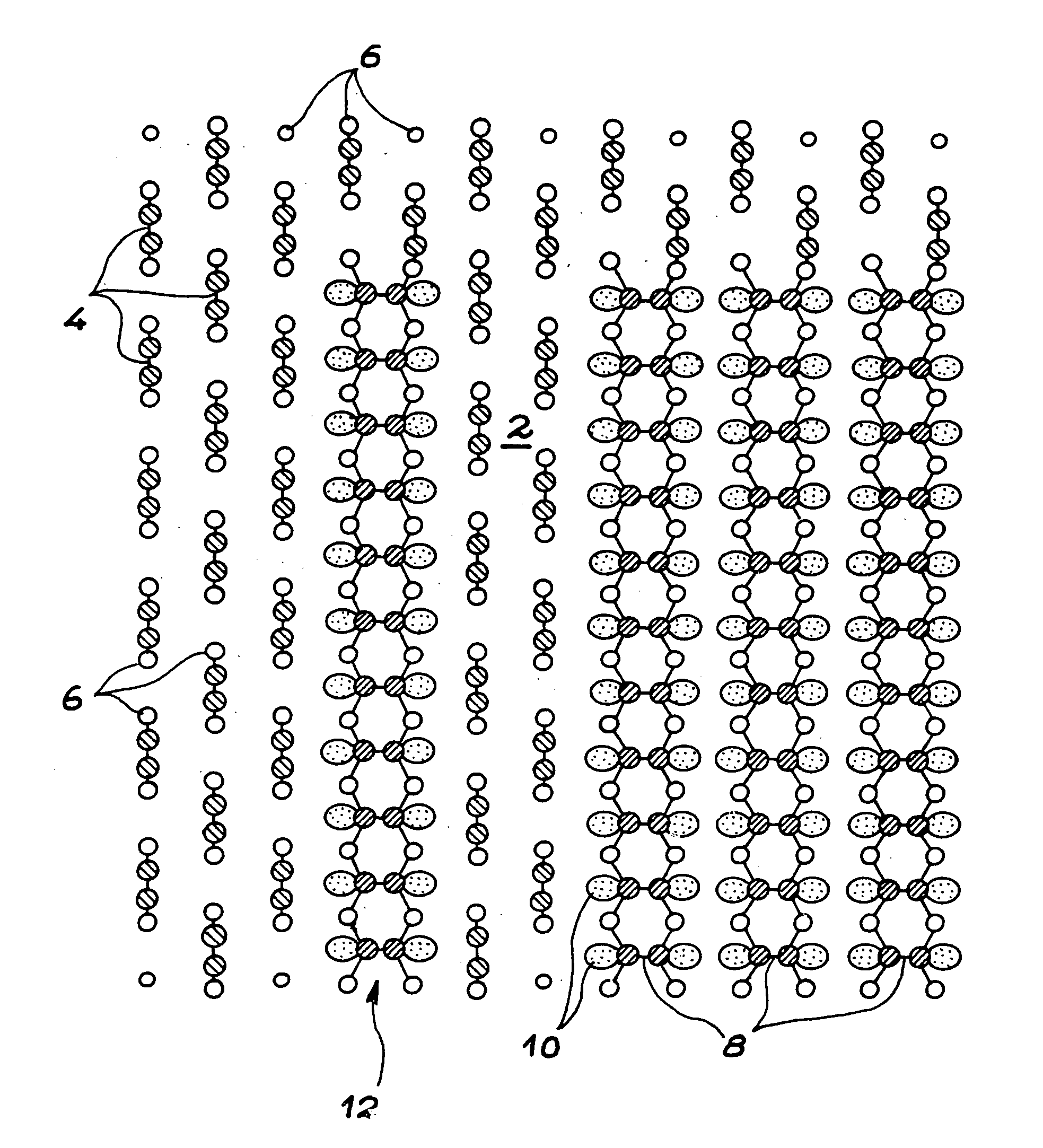 Monoatomic and moncrystalline layer of large size, in diamond type carbon, and method for the manufacture of this layer