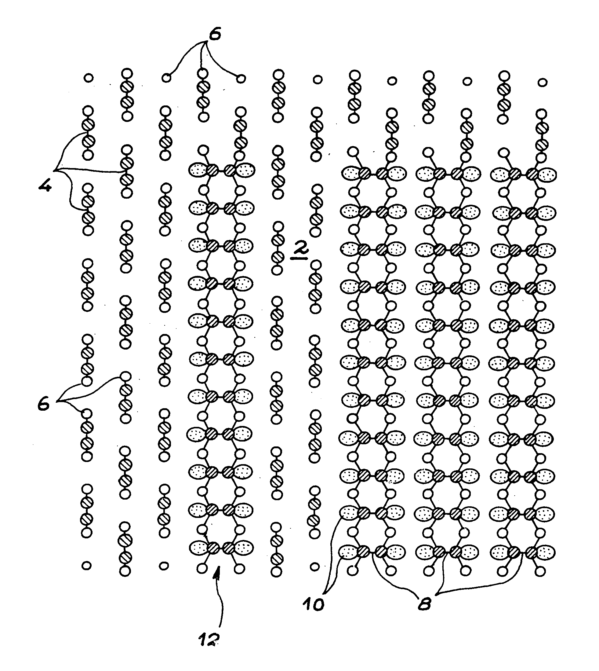 Monoatomic and moncrystalline layer of large size, in diamond type carbon, and method for the manufacture of this layer