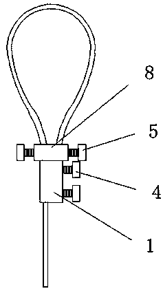 Multi-hole wire locking device