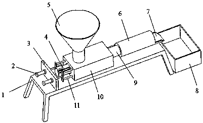 Two-stage combined magnetic iron removing device